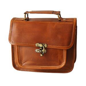 2225 Leather Satchel Shoulder Bags Vintage Crossbody Handmade Travel